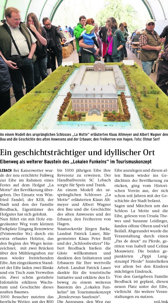Lebacher Wochenspiegel vom 1. Mai 2015